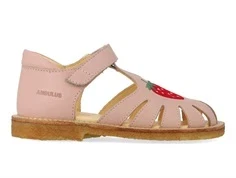Angulus sandal rosebud med jordbær broderi